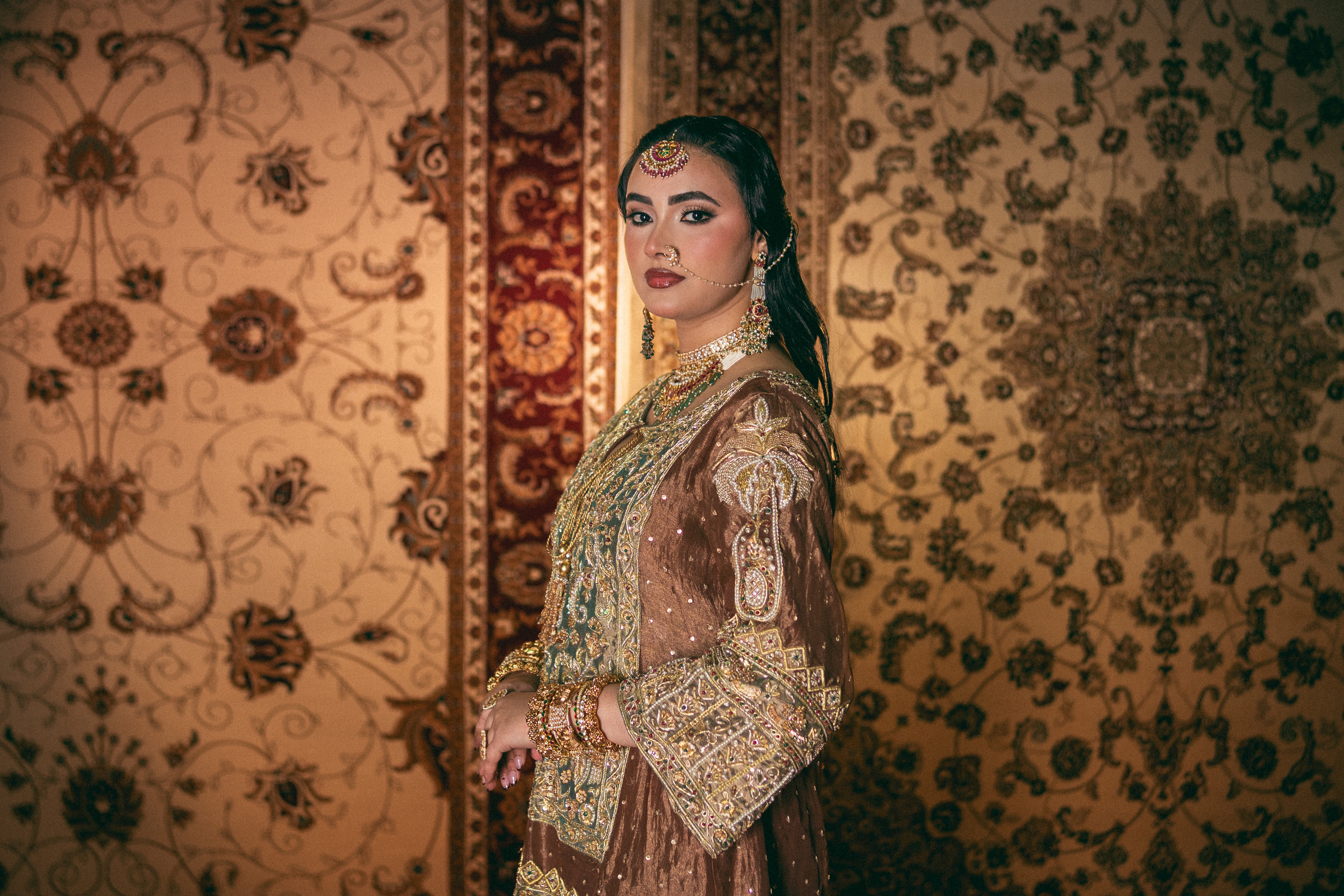 Pakistani bridal jewellery including jhoomar and layered polki sets from Outbox House