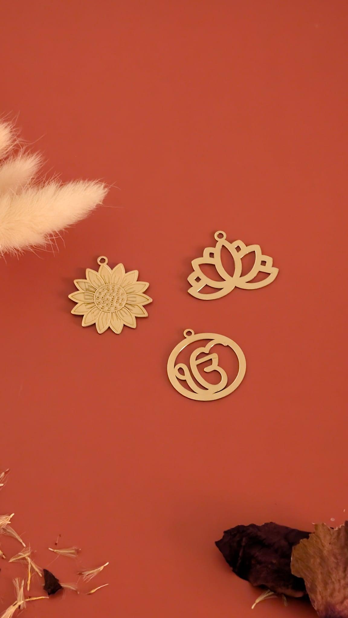Virasat Custom Gold Plated Bridal Kaleerey Charm - Outbox House