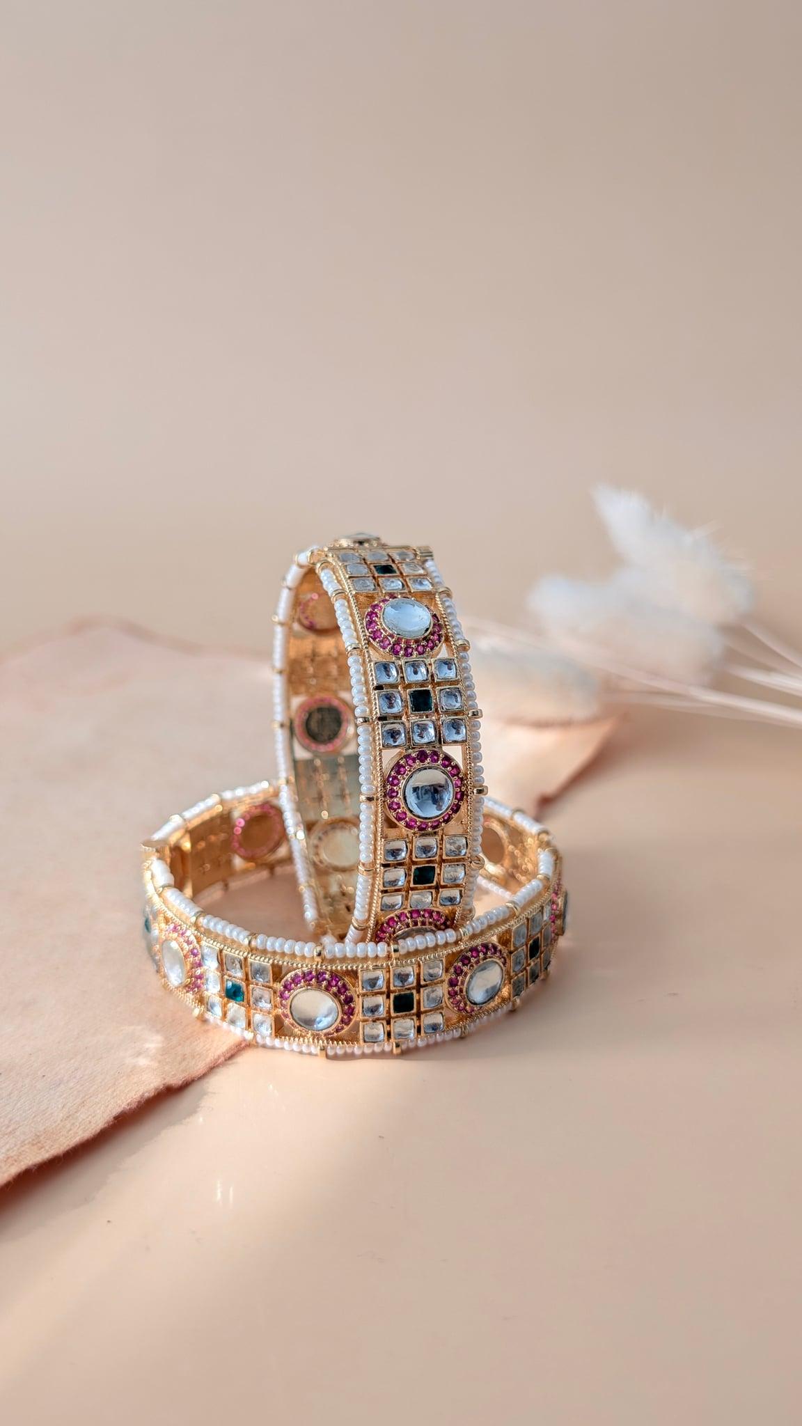 Inaya Kundan Bangle bangles - Outbox House
