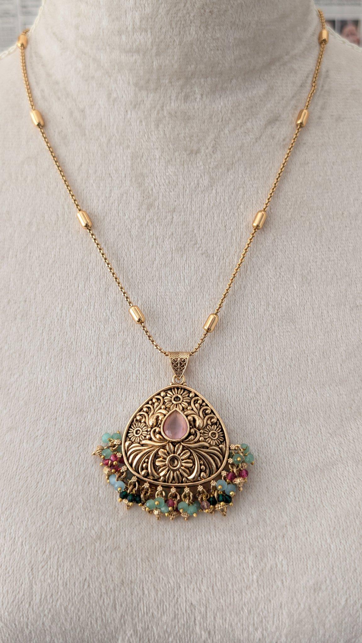Aliana Pendant Set necklace sets - Outbox House