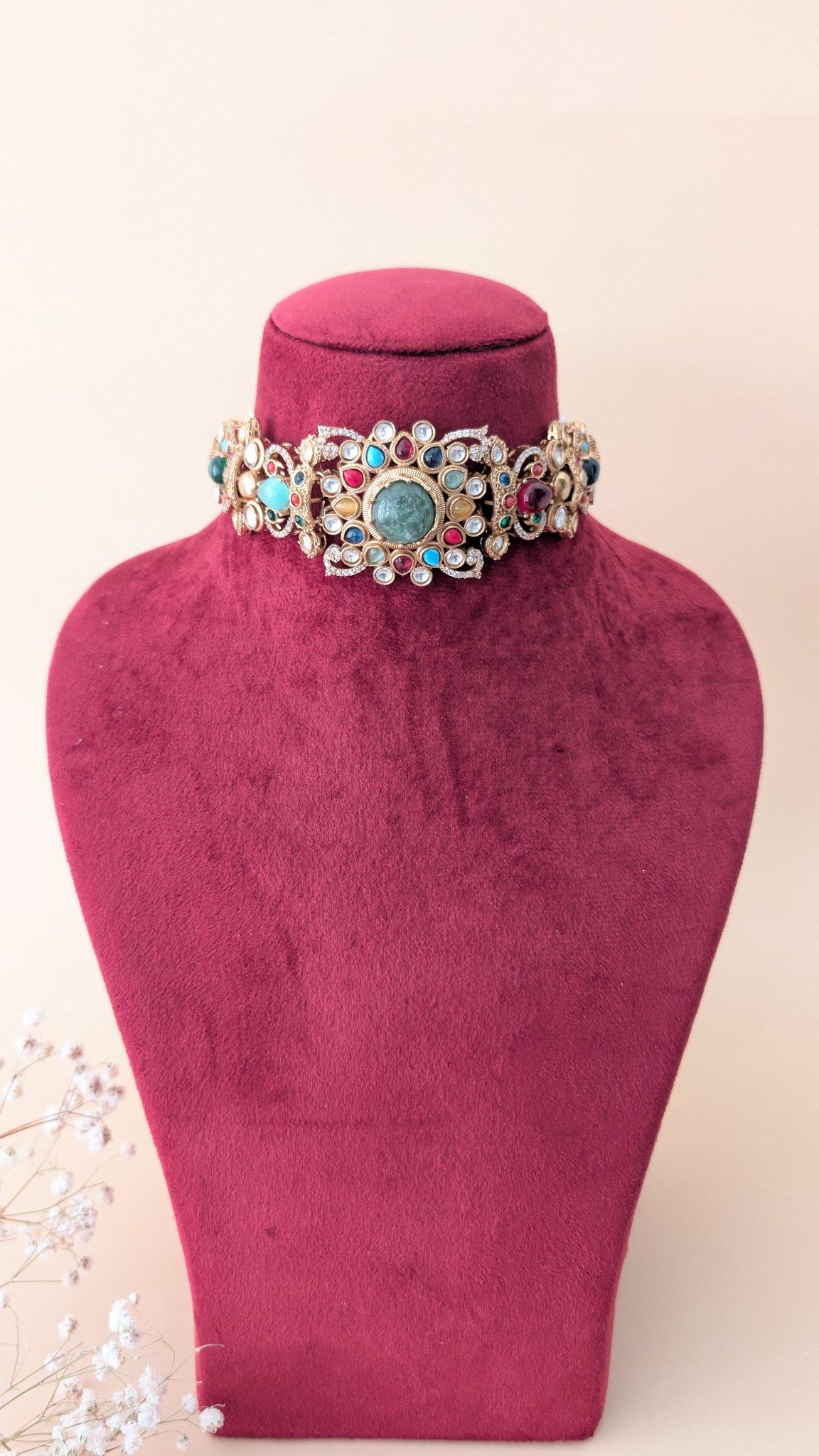 Navrang Choker necklace sets - Outbox House
